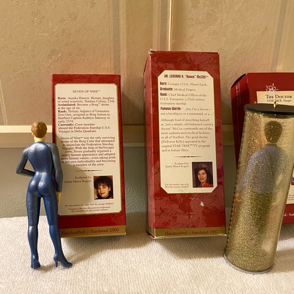 StarTrek Hallmark Keepsake Ornament Figures Lot - Picture 16 of 16